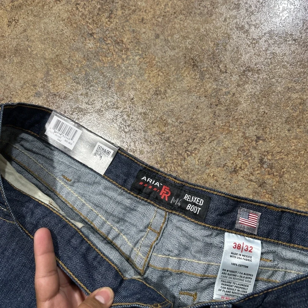 Ariat Work FR M4 Relaxed Boot Cut Jeans , 38 x 32 , Flame Resistant , NEW